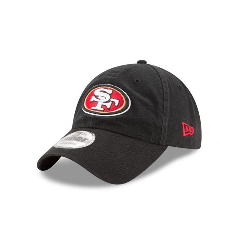 NFL San Francisco 49ers Core Classic 9Twenty Adjustable (CDA0524) - Black New Era Caps